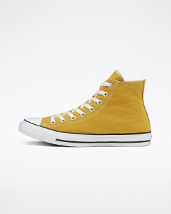 Converse Chuck Taylor All Star Seasonal Color Női Magasszárú Arany | IVBXOJQ-HU